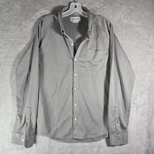 Ministry of Supply Apollo Button Down Shirt Mens Size L Large Performance Pocket